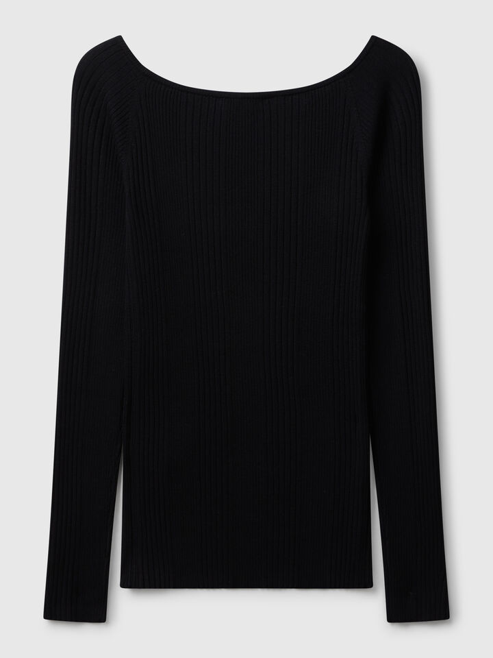 BOAT-NECK SWEAT.L/S Women image number 6